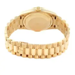 ROLEX PRESIDENT DAY-DATE YELLOW GOLD CHAMPAGNE DIAL MENS WATCH 18238