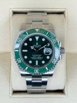 2013 ROLEX SUBMARINER “HULK” 40MM 116610LV GREEN DIAL