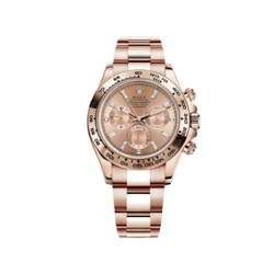 ROLEX DAYTONA 116505 ROSE GOLD SUNDUST DIAMOND DIAL