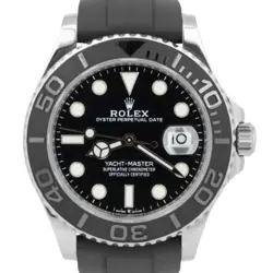 2021 NEW PAPERS ROLEX YACHT-MASTER BLACK 18K GOLD OYSTERFLEX 42MM 226659 BOX