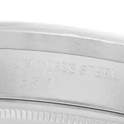 TURNED BEZEL SILVER