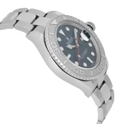 Rolex Yacht-Master 40mm Steel Platinum Blue Dial Oyster Mens Watch 116622