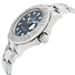 Rolex Yacht-Master 40mm Steel Platinum Blue Dial Oyster Mens Watch 116622