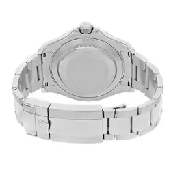 Rolex Yacht-Master 40mm Steel Platinum Blue Dial Oyster Mens Watch 116622