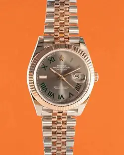 ROLEX DATEJUST 41MM 126331 WIMBLEDON FLUTED BEZEL AND JUBILEE BRACELET 2023