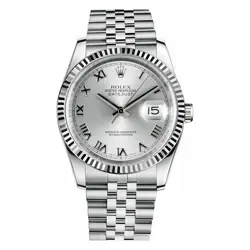 36MM SILVER ROMAN