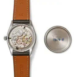 c. 1953 Red Calendar ROLEX Oyster Date Ref.6294 Antique Men s Watch