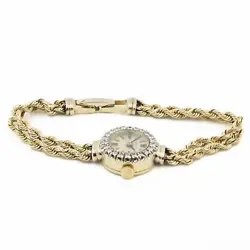 Vintage Rolex Ladies Gold Cocktail Watch 8418 Diamonds 17mm Full Set #W130536-1