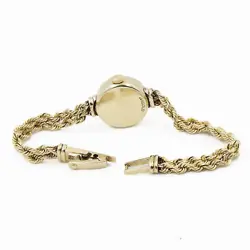 Vintage Rolex Ladies Gold Cocktail Watch 8418 Diamonds 17mm Full Set #W130536-1