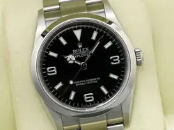 rolex Explorer I 114270 black dial watch men TO174687