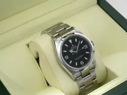 rolex Explorer I 114270 black dial watch men TO174687
