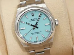 TURQUOISE DIAL WATCH