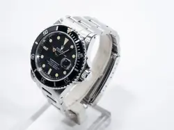 rolex Submariner Date 16800 black dial watch men TO174671