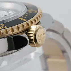 ROLEX SUBMARINER DATE 16613 BLACK L NUMBER SECOND HAND MENS