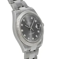 USED ROLEX Datejust Ii 116334G Gray Case: 41×41mm Men's Watch #111022