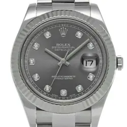 USED ROLEX Datejust Ii 116334G Gray Case: 41×41mm Men's Watch #111022