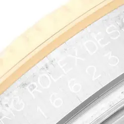 Rolex Yachtmaster Steel Yellow Gold Slate Dial Mens Watch 16623 Box Card