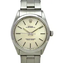 USED ROLEX OYSTER PERPETUAL 1002 SILVER CASE: 34.0MM MEN'S WATCH #1111822