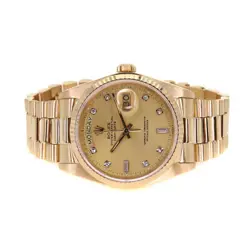 USED ROLEX Day Date 18038A Gold Case: 36.0mm Band: 16.5cm Men's Watch #111022