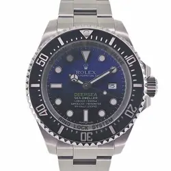 USED ROLEX SEA-DWELLER DEEP SEA D BLUE 116660 BLUE MEN'S WATCH #1111222