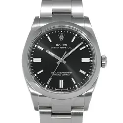 USED ROLEX OYSTER PERPETUAL 36 126000 BLACK CASE: 36×36MM MEN'S WATCH #1113522