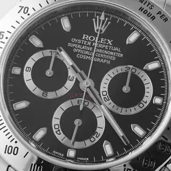 ROLEX DAYTONA 116520 BLACK V NUMBER SECOND HAND MENS