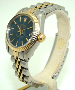 ROLEX 26mm WOMEN's STAINLESS STEEL & 14K GOLD DATEJUST AUTOMATIC WATCH 6917 1981