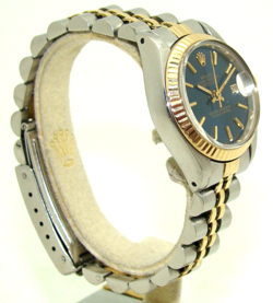 ROLEX 26mm WOMEN's STAINLESS STEEL & 14K GOLD DATEJUST AUTOMATIC WATCH 6917 1981