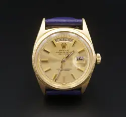 Rolex President Day Date 18k Gold Watch 36mm Warranty 1807 Bark 1964 W1006