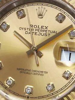 ROLEX DATEJUST 36 DIAMOND 126233G RANDOM MENS AUTOMATIC #T020