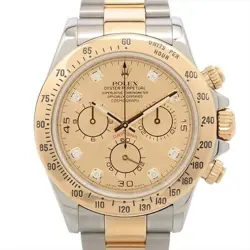 ROLEX DAYTONA 116523G SS×YG AT CHAMPAGNE-FACE