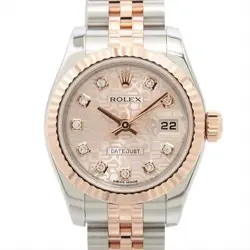 ROLEX DATEJUST 179171G SS×PG AT PINK HOLICON DIAL 1 EXTRA LINK