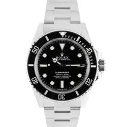 2021 PAPERS ROLEX SUBMARINER NO-DATE STEEL BLACK CERAMIC 41MM 124060 WATCH BOX