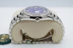 Rolex 128349RBR DAY DATE 36 WHITE GOLD LAPIS LAZULI DIAMOND ROMAN DIAL 2022