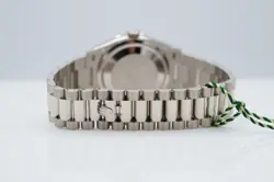 Rolex 128349RBR DAY DATE 36 WHITE GOLD LAPIS LAZULI DIAMOND ROMAN DIAL 2022