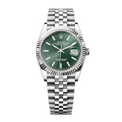 ROLEX DATEJUST 36 126234 MINT GREEN DIAL 2023