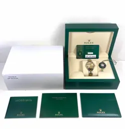 Ladies Rolex Datejust 279173 28MM Champagne Roman Dial 18K Yg Two-Tone Box Paper