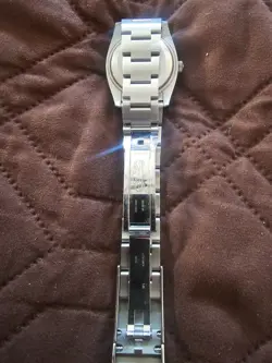Rolex Oyster Perpetual Grape Dial Ref 114200 34 MM W/ Box and Papers Unisex