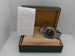 ROLEX SUBMARINER DATE 16800 OPEN SIX HAZELNUT DIAL SERVICED  BOX YEAR 1984 WATCH