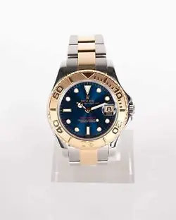 Rolex Yachtmaster 35mm 168623 Two tone Blue dial