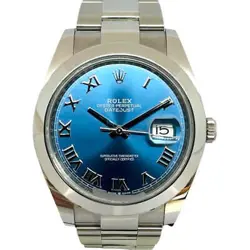 ROLEX DATEJUST 41 Random #126300 Azzurro #102
