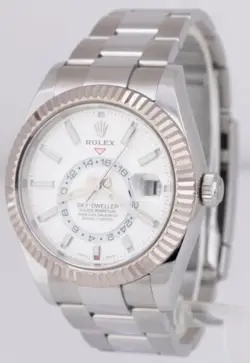SKY-DWELLER WHITE STAINLESS