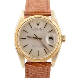 DATE 34MM SILVER