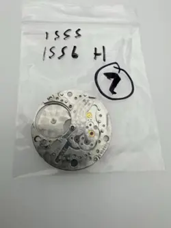 Rolex 1555 1556 . Base Main Plate Used Condition Not Tested Inventory Number 7