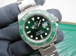 Rolex Submariner Hulk 116610LV 40mm C.2010-2016 with Box Hangtag &  Service Card
