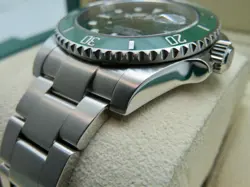 Rolex Submariner Hulk 116610LV 40mm C.2010-2016 with Box Hangtag &  Service Card