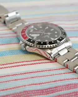 Rolex GMT-Master II 16710 COKE Patina 1995 Crisp Serviced Nov 2024 Chamfers Red