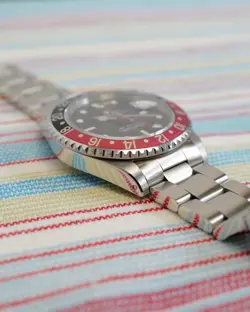 Rolex GMT-Master II 16710 COKE Patina 1995 Crisp Serviced Nov 2024 Chamfers Red