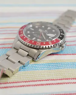 Rolex GMT-Master II 16710 COKE Patina 1995 Crisp Serviced Nov 2024 Chamfers Red