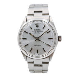 Men's Rolex 34mm Air-King Vintage Oyster Stainless Steel Wristwatch. (5500)
